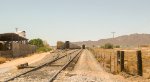 Autoracks in the yard at Ford Hermosillo Assembly plant